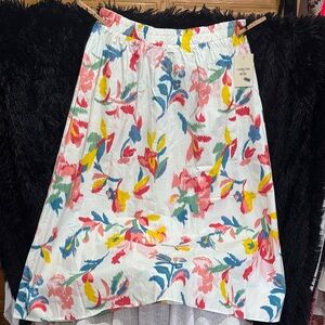 Harlow Colorful Floral A-Line Skirt